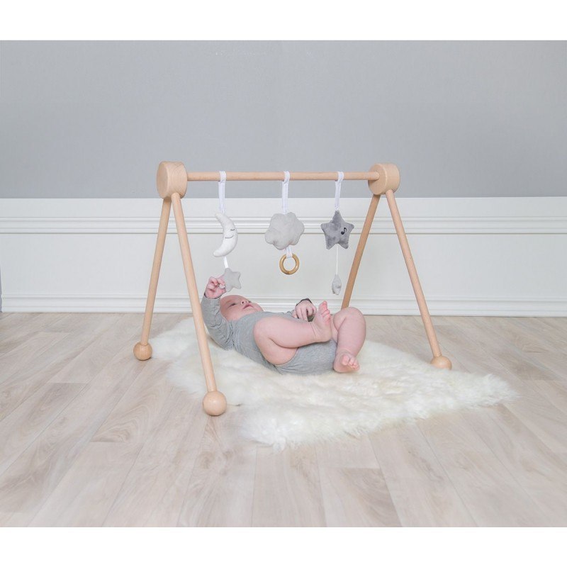 Drewniany stojak edukacyjny -baby gym