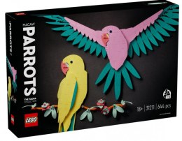 LEGO Klocki Art 31211 Kolekcja zwierząt: Papugi Ary