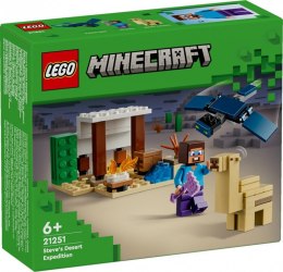 LEGO Klocki Minecraft 21251 Pustynna wyprawa Stevea