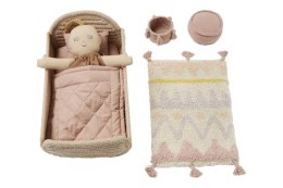 Lalka Ammi zabawka bawełniana zestaw z dodatkami Lorena Canals