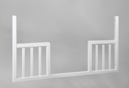 Toddler rail (wymeinny bok) do łóżeczka ECO PANEL biały Troll Nursery