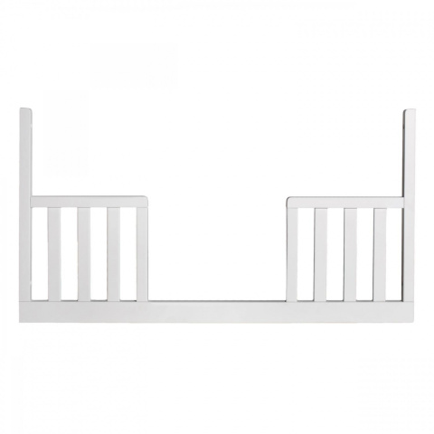 Toddler rail (wymeinny bok) do łóżeczka SCANDY biały 120x60 Troll Nursery