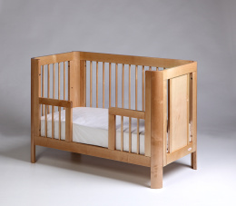 Toddler rail (wymeinny bok) do łóżeczka SUN natural 120x60 Troll Nursery