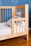 Toddler rail (wymeinny bok) do łóżeczka SUN natural 120x60 Troll Nursery