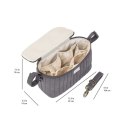 3 Sprouts Organizer Do Wózka Quilted Solid Grey