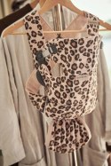 BABYBJORN MINI Cotton - nosidełko, Beż/Leopard