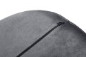 Fotel EGG CLASSIC VELVET ciemny szary - welur, podstawa aluminiowa