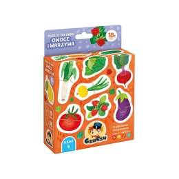 CzuCzu Układanka Puzzle do pary - Owoce i warzywa
