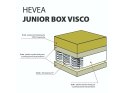 Materac kieszeniowy Hevea Junior Box Visco 160x80 (Aloe Green Power)