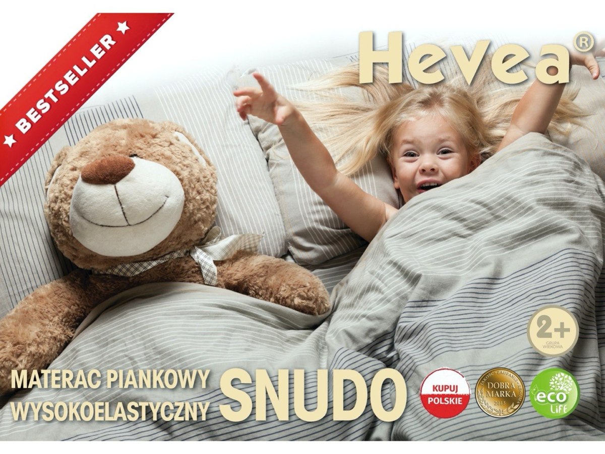 Materac wysokoelastyczny Hevea SnuDo 200x120 (Aegis Natural Care)