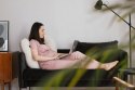 POOFI Pokrowiec na poduszkę ciążową Minky kolor: kremowo-szary