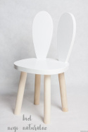 Drewniane krzesełko dziecięce Króliczek