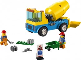 LEGO Klocki City 60325 Ciężarówka z betoniarką