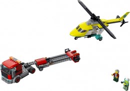 LEGO Klocki City 60343 Laweta helikoptera ratunkowego