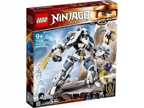 LEGO Klocki Ninjago 71738 Starcie tytanów Mech