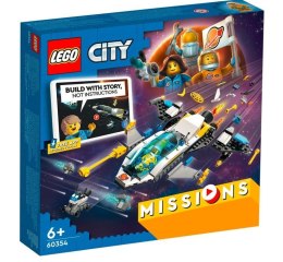 LEGO Klocki City 60354 Wyprawy badawcze statkiem marsjańskim