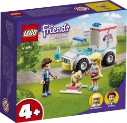 LEGO Klocki Friends 41694 Karetka kliniki dla zwierzątek