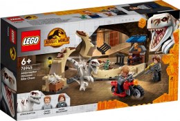 LEGO Klocki Jurassic World 76945 Atrociraptor: pościg na motocyklu