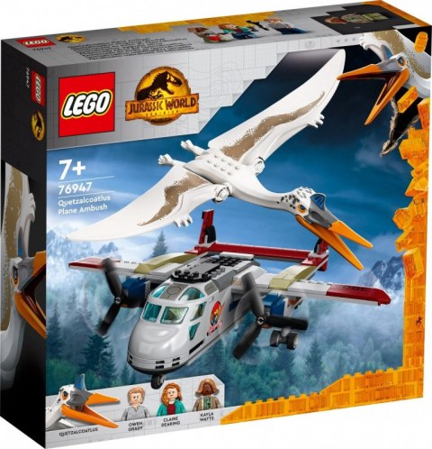 LEGO Klocki Jurassic World 76947 Kecalkoatl: zasadzka z samolotem