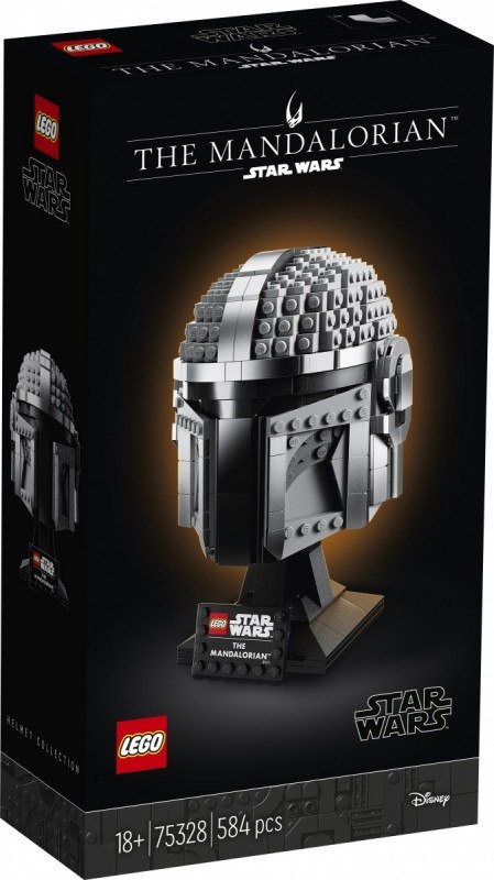LEGO Klocki Star Wars 75328 Hełm Mandalorianina