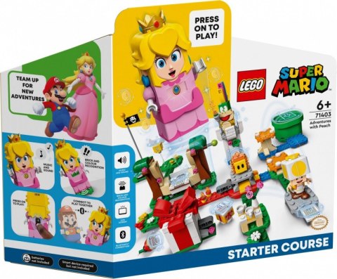 LEGO Zestaw startowy Super Mario 71403 Przygody z Peach