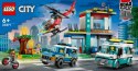 LEGO Klocki City 60371 Parking dla pojazdów uprzywilejowanych