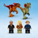LEGO Klocki Jurassic World 76951 Transport pyroraptora i dilofozaura