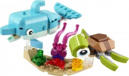 LEGO Klocki Creator 31128 Delfin i żółw 3 w 1