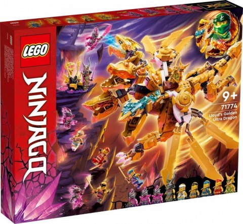 LEGO Klocki Ninjago 71774 Złoty Ultra Smok Lloyda