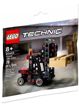LEGO Klocki Technic 30655 Wózek widłowy z paletą