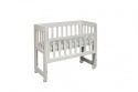 Łóżeczko dostawne OSLO Bedside Crib white Troll Nursery