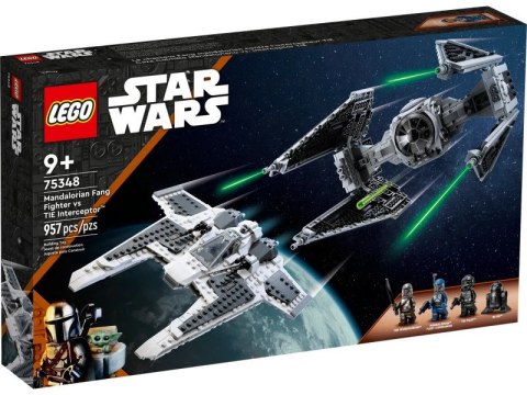LEGO Star Wars 75348 Mandaloriański Kieł vs. TIE Interceptor