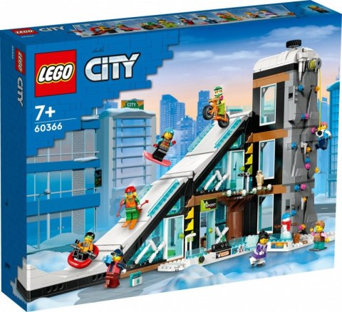LEGO Klocki City 60366 Centrum narciarskie i wspinaczkowe