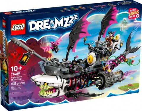LEGO Klocki DREAMZzz 71469 Statek koszmarnego rekina