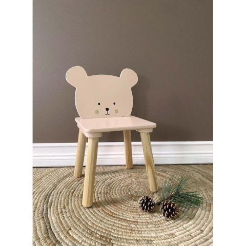 Drewniane krzesełko miś Jabadabado