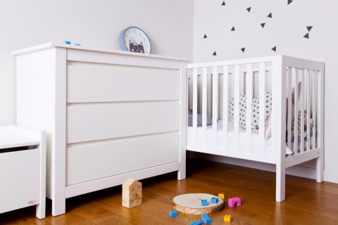 Komoda LOFT z przewijakiem white Troll Nursery