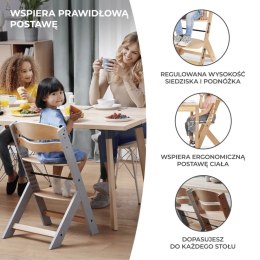 Kinderkraft Krzesełko ENOCK Szare + Poduszka