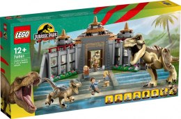 LEGO Klocki Jurassic World 76961 Centrum dla odwiedzających: atak tyranozaura i raptora
