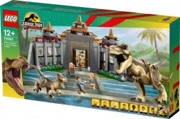 LEGO Klocki Jurassic World 76961 Centrum dla odwiedzających: atak tyranozaura i raptora