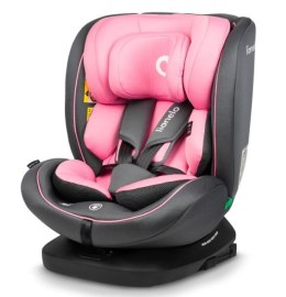 Lionelo Fotelik samochodowy Bastiaan I-Size pink baby 40-150 cm